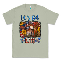 Matcha let's get lit 4th of july cow Classic Tee - LillyAllenDesigns