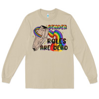 Mushroom gender roles are dead Long Sleeve Tee - MaliasSmallBusiness