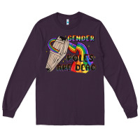 Plum gender roles are dead Long Sleeve Tee - MaliasSmallBusiness