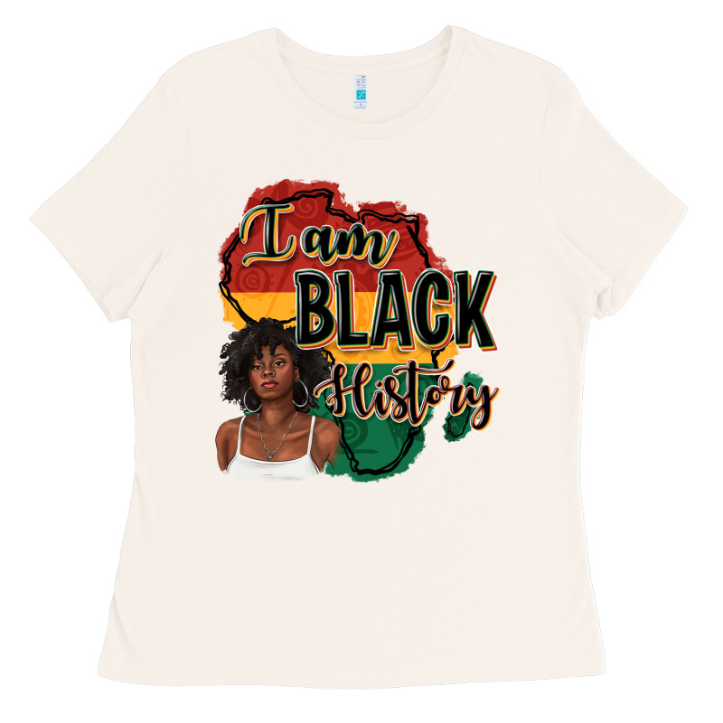 I Am Black History Ladies Tee by texasbilliewilder | Teevron