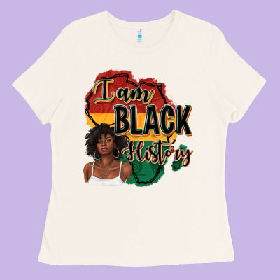 Ladies Tee i am black history