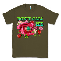 Army Green dont call me with pink phone and letters Classic Tee - AdoDesignShop