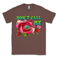 Chestnut dont call me with pink phone and letters Classic Tee - AdoDesignShop