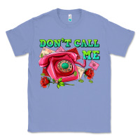 Colony Blue dont call me with pink phone and letters Classic Tee - AdoDesignShop