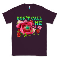 Plum dont call me with pink phone and letters Classic Tee - AdoDesignShop