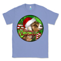 Colony Blue Nubian Goat Christmas Classic Tee - LillyAllenDesigns