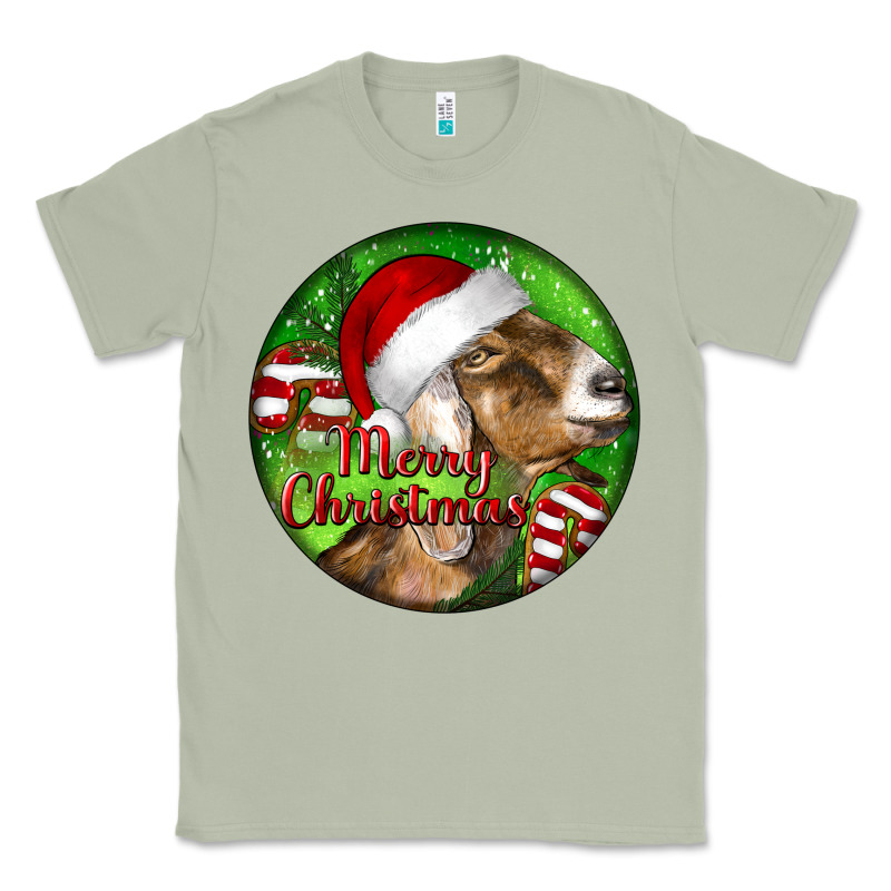 Nubian Goat Christmas Classic Tee by LillyAllenDesigns | Teevron