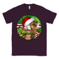 Plum Nubian Goat Christmas Classic Tee - LillyAllenDesigns