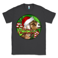Smoke Nubian Goat Christmas Classic Tee - LillyAllenDesigns