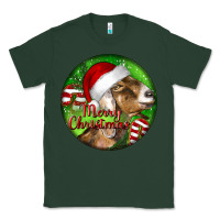 Sports Green Nubian Goat Christmas Classic Tee - LillyAllenDesigns