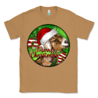 Toasted Coconut Nubian Goat Christmas Classic Tee - LillyAllenDesigns