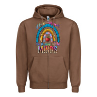 Chestnut it takes a big heart to shape little Zipper Hoodie - NancyCooperArtShop