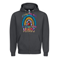 Smoke it takes a big heart to shape little Zipper Hoodie - NancyCooperArtShop