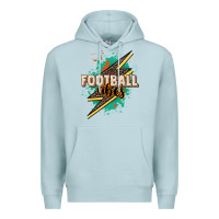 Blue Mist Football vibes Premium Hoodie - NancyCooperArtShop