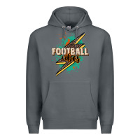 Rock Football vibes Premium Hoodie - NancyCooperArtShop