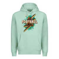 Seafoam Football vibes Premium Hoodie - NancyCooperArtShop