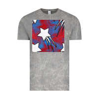 Cloud Rock Glitter 4th Of July Seamless Pattern Vintage Tee - BundleAndBundleShop