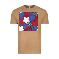 Vintage Camel Glitter 4th Of July Seamless Pattern Vintage Tee - BundleAndBundleShop