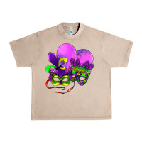 French Oak mardi gras heart and mask Urban Heavy Tee - AdoDesignShop