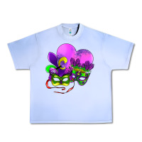 Grape Ice mardi gras heart and mask Urban Heavy Tee - AdoDesignShop