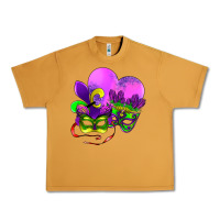 Peanut Butter mardi gras heart and mask Urban Heavy Tee - AdoDesignShop