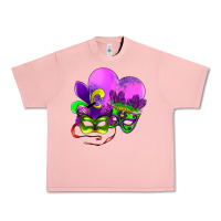 Salmon mardi gras heart and mask Urban Heavy Tee - AdoDesignShop