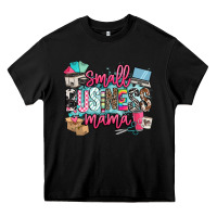 Black small business mama Heavy Core Tee - BarkalooDesign