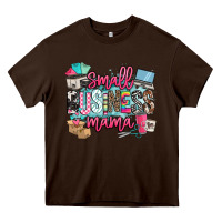 Chocolate Brown small business mama Heavy Core Tee - BarkalooDesign