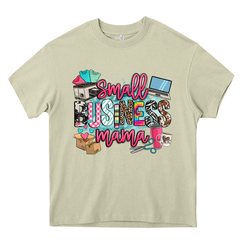 Small Business Mama Heavy Core Tee by BarkalooDesign | Teevron