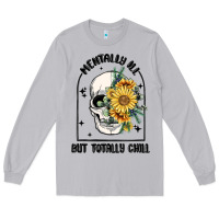 Moon Dust mentally ill but totally chill Long Sleeve Tee - MaliasSmallBusiness