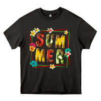 Asphalt summer with fruit Heavy Core Tee - texasbilliewilder