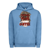Pigment Pebble Blue Mama needs coffee Mother's Day Urban Hoodie - CowGirlArtShop