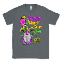 Charcoal Heather happy mardi gras y'all Classic Tee - BarkalooDesign