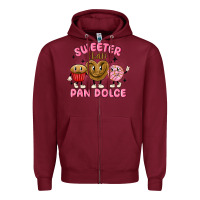 Sweeter Than Pan Dolce Zipper Hoodie | Teevron