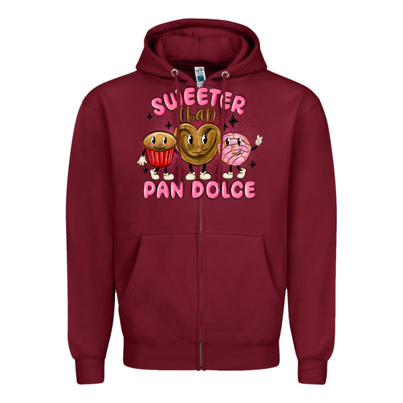 Sweeter Than Pan Dolce Zipper Hoodie by MaliasSmallBusiness | Teevron