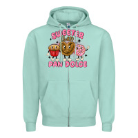 Seafoam sweeter than pan dolce Zipper Hoodie - MaliasSmallBusiness