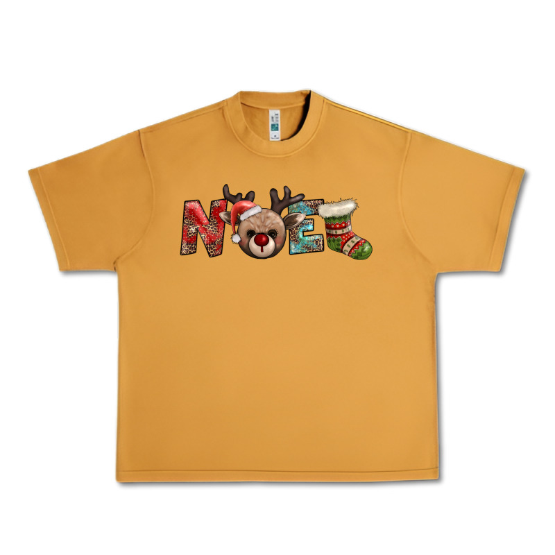 Noel With Sock And Reindeer Urban Heavy Tee by AdoDesignShop | Teevron