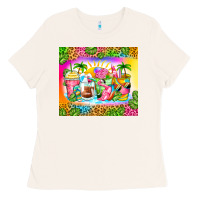 Bone summer coffee cups Ladies Tee - Zillion Design Studio