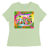 Matcha summer coffee cups Ladies Tee - Zillion Design Studio