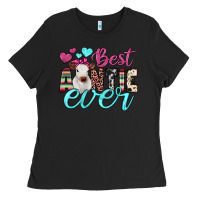 Black best auntie ever Ladies Tee - JahusDesignShop