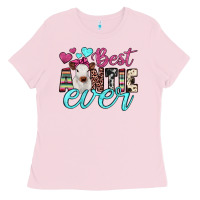 Bubblegum Pink best auntie ever Ladies Tee - JahusDesignShop