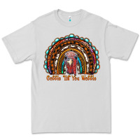 Dove Grey gobble till you wobble thanksgiving rainbow Premium Tee - RanaPortraitStore