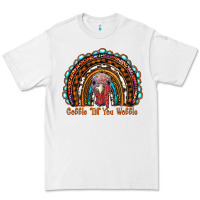 White gobble till you wobble thanksgiving rainbow Premium Tee - RanaPortraitStore