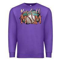 Purple Baseball Mom Premium Sweatshirt - Bettercallsaul