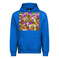 Cobalt Mardi Gras with king cake tumbler Urban Hoodie - HowdyJamesFarm