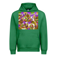 Emerald Mardi Gras with king cake tumbler Urban Hoodie - HowdyJamesFarm