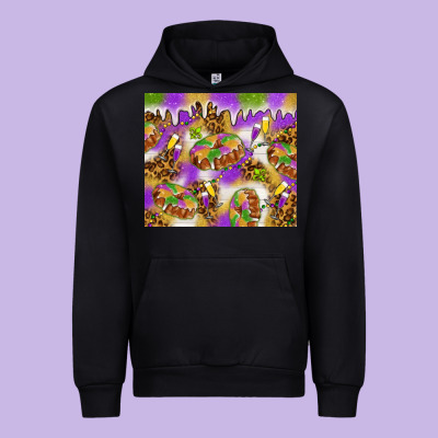 Mardi Gras With King Cake Tumbler Urban Hoodie Designed By Howdyjamesfarm