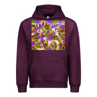 Mauve Wine Mardi Gras with king cake tumbler Urban Hoodie - HowdyJamesFarm