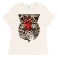 Bone Flower Skeleton Ladies Tee - RanaPortraitStore