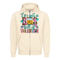 Sandshell ive got a bus full of valentine Zipper Hoodie - NancyCooperArtShop